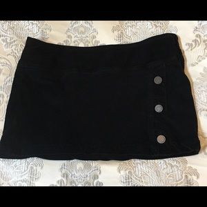 Bebe Corduroy stretch mini-skirt